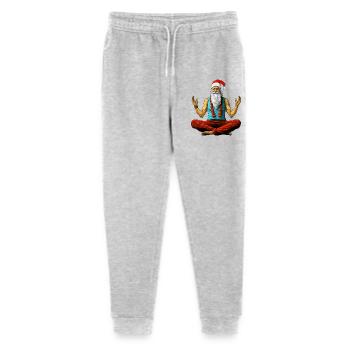 Meditation Weihnachten Yogi - Stanley/Stella Teenager Bio Jogginghose Mini Mover  - Grau meliert - Vorne