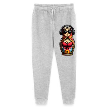 Russian Matryoshka Music Russia Russian - Stanley/Stella Mini Mover Teen Organic Jogging Trousers  - heather grey - Front