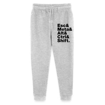 Esc & Meta & Alt & Ctrl & Shift - Stanley/Stella Mini Mover Teen Organic Jogging Trousers  - heather grey - Front