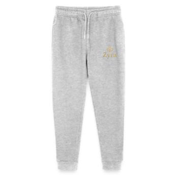 Zyra Gold Leaf Logo - Stanley/Stella Mini Mover Teen Organic Jogging Trousers  - heather grey - Front