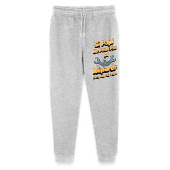 Grandpa Repairs Any Humorous Gift - Stanley/Stella Mini Mover Teen Organic Jogging Trousers  - heather grey - Front