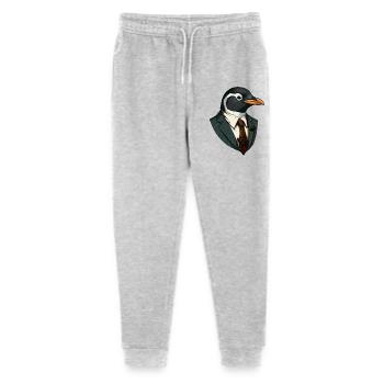 Business - Penguin - Stanley/Stella Mini Mover Teen Organic Jogging Trousers  - heather grey - Front