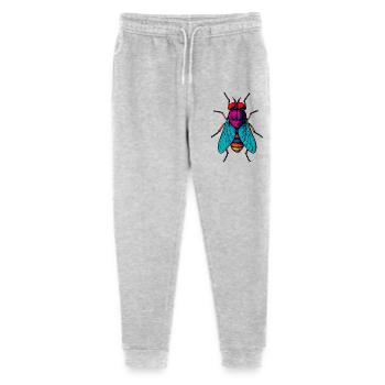 Neon Fly Cosmic Color - Stanley/Stella Mini Mover Teen Organic Jogging Trousers  - heather grey - Front