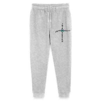introvert - Stanley/Stella Mini Mover Teen Organic Jogging Trousers  - heather grey - Front