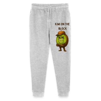 Kiwi from the block - Stanley/Stella Mini Mover Teen Organic Jogging Trousers  - heather grey - Front