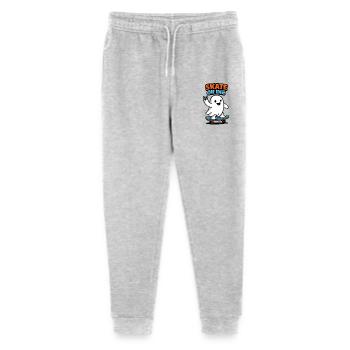 Ghost skater on skateboard - Stanley/Stella Mini Mover Teen Organic Jogging Trousers  - heather grey - Front