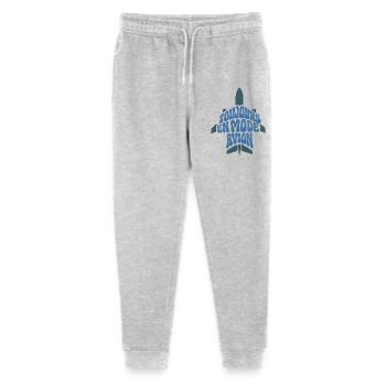 AIRPLANE MODE - let's talk - Stanley/Stella Mini Mover Teen Organic Jogging Trousers  - heather grey - Front