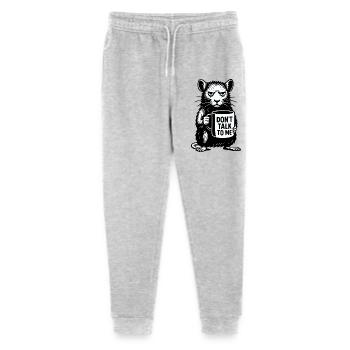 Rat Sinistre avec une tasse à café - Pantalon de jogging bio Mini Mover Stanley/Stella Ado  - gris chiné - Devant