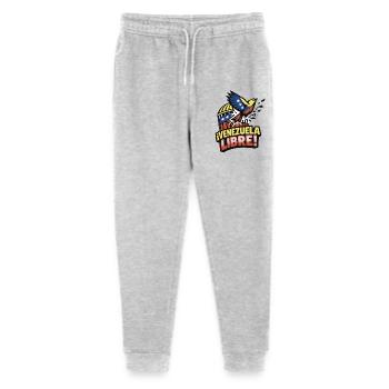 Freies Venezuela - Stanley/Stella Teenager Bio Jogginghose Mini Mover  - Grau meliert - Vorne