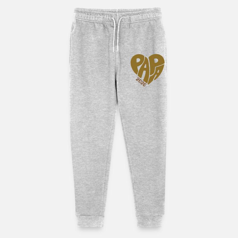 Papa 2026 - Pantalon de jogging bio Mini Mover Stanley/Stella Ado - gris chiné