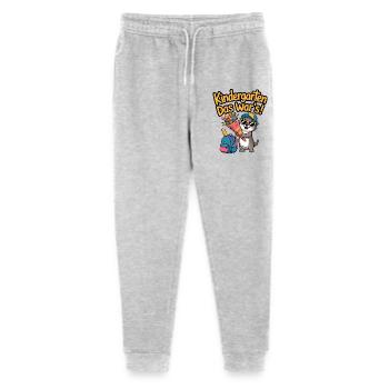 Now a schoolchild! Funny otter for school enrollment - Stanley/Stella Mini Mover Teen Organic Jogging Trousers  - heather grey - Front