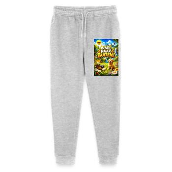 Outdoor adventure with Pup - Stanley/Stella Mini Mover Teen Organic Jogging Trousers  - heather grey - Front