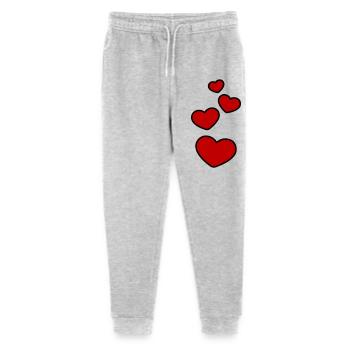 Herzen Symbol Liebe - Stanley/Stella Teenager Bio Jogginghose Mini Mover  - Grau meliert - Vorne