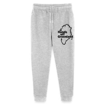 Hände weg von Grönland! - Grönland / Grønland - Stanley/Stella Teenager Bio Jogginghose Mini Mover  - Grau meliert - Vorne