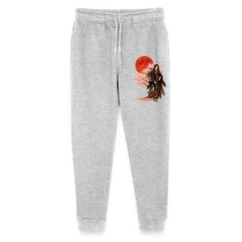 Beautiful Warrior | Oriental Japanese Art - Stanley/Stella Mini Mover Teen Organic Jogging Trousers  - heather grey - Front