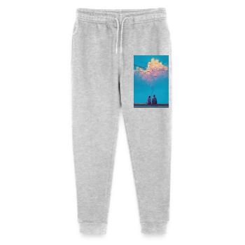 Fils du ciel et deux figures - Pantalon de jogging bio Mini Mover Stanley/Stella Ado  - gris chiné - Devant