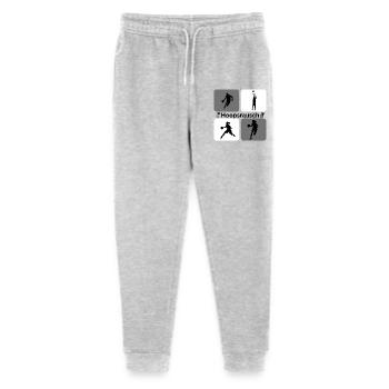 Basketball Silhouetten Dynamik - Stanley/Stella Teenager Bio Jogginghose Mini Mover  - Grau meliert - Vorne