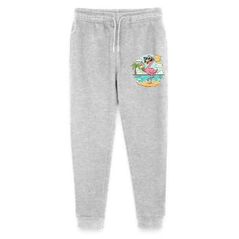 Flamingo am Strand mit Eis & Sonne - Stanley/Stella Mini Mover Teen Organic Jogging Trousers  - heather grey - Front