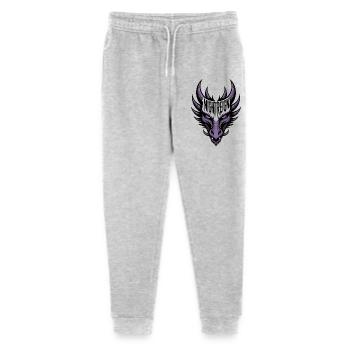 Dragon de la Nuit Violette - Règne de la Nuit - Pantalon de jogging bio Mini Mover Stanley/Stella Ado  - gris chiné - Devant
