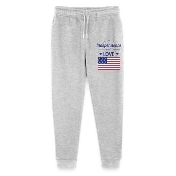 Independence and Love United States - Stanley/Stella Mini Mover Teen Organic Jogging Trousers  - heather grey - Front