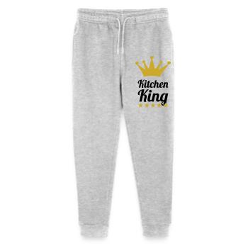 The King of Cooking - Stanley/Stella Mini Mover Teen Organic Jogging Trousers  - heather grey - Front