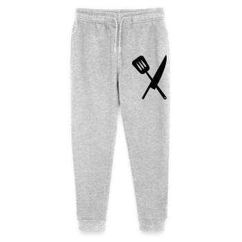 Chef - Kitchen - Cook - Stanley/Stella Mini Mover Teen Organic Jogging Trousers  - heather grey - Front