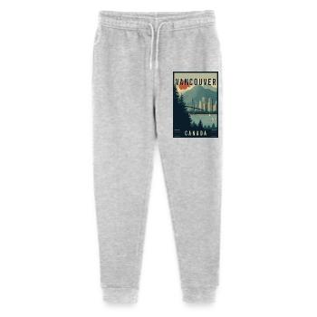 Discover Pacific Northwest City Vancouver Canada - Stanley/Stella Mini Mover Teen Organic Jogging Trousers  - heather grey - Front