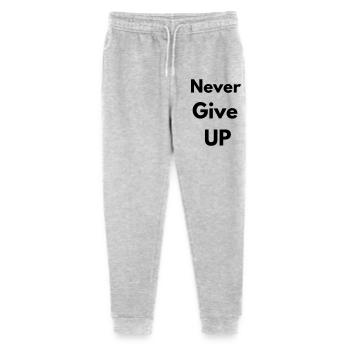 Never give up - Pantalon de jogging bio Mini Mover Stanley/Stella Ado  - gris chiné - Devant