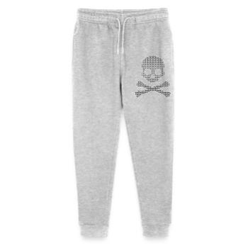 Starry Skull & Crossbones - Stanley/Stella Mini Mover Teen Organic Jogging Trousers  - heather grey - Front