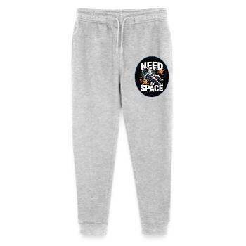 Need My Space: Astronauten-Design - Stanley/Stella Teenager Bio Jogginghose Mini Mover  - Grau meliert - Vorne