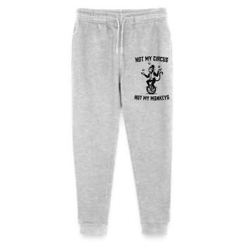 Not my circus, not my monkeys - Stanley/Stella Mini Mover Teen Organic Jogging Trousers  - heather grey - Front