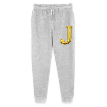 Golden J Letter - Stanley/Stella Mini Mover Teen Organic Jogging Trousers  - heather grey - Front