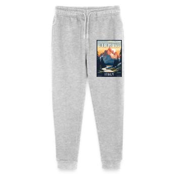 Explorez les majestueuses Dolomites en Italie - Pantalon de jogging bio Mini Mover Stanley/Stella Ado  - gris chiné - Devant