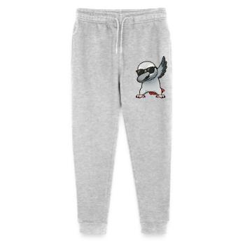 Dabbing African grey parrot - Stanley/Stella Mini Mover Teen Organic Jogging Trousers  - heather grey - Front