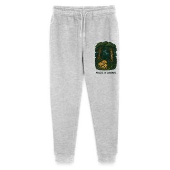 Magic in the forest with mushrooms - Stanley/Stella Mini Mover Teen Organic Jogging Trousers  - heather grey - Front