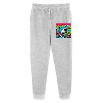 Shark - Stanley/Stella Mini Mover Teen Organic Jogging Trousers  - heather grey - Front