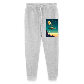 Cities Begin to Float Above the Clouds future - Stanley/Stella Mini Mover Teen Organic Jogging Trousers  - heather grey - Front