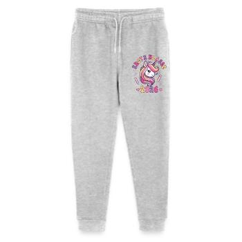 Einschulung Erste Klasse 2026 Mädchen Geschenk - Stanley/Stella Teenager Bio Jogginghose Mini Mover  - Grau meliert - Vorne
