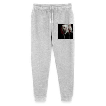 Moon Dragon Noir: White Hair Dragon - Stanley/Stella Mini Mover Teen Organic Jogging Trousers  - heather grey - Front