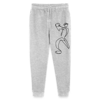 Tirage au sort des lanceurs de cricket - Pantalon de jogging bio Mini Mover Stanley/Stella Ado  - gris chiné - Devant