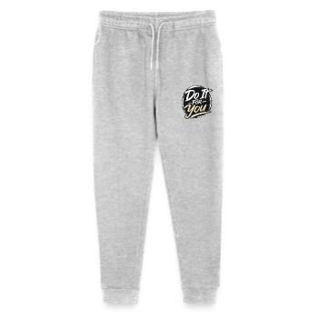 Tu es für dich - Stanley/Stella Teenager Bio Jogginghose Mini Mover  - Grau meliert - Vorne