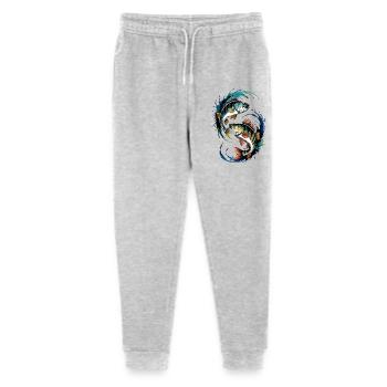 Perch Fishing - Stanley/Stella Mini Mover Teen Organic Jogging Trousers  - heather grey - Front
