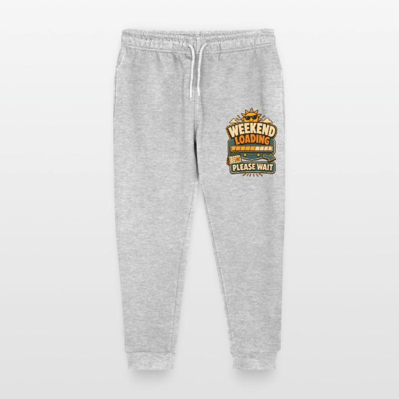 Weekend Loading Please Wait Stanley/Stella Mini Mover Teen Organic Jogging Trousers 