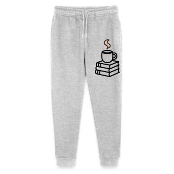 Bücher Kaffeetasse Lesen Buchclub Leseratte - Stanley/Stella Teenager Bio Jogginghose Mini Mover  - Grau meliert - Vorne