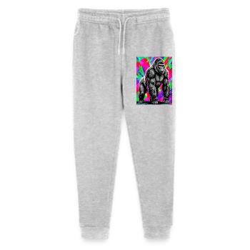 gorille - Pantalon de jogging bio Mini Mover Stanley/Stella Ado  - gris chiné - Devant