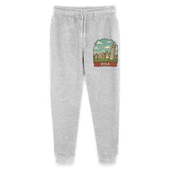 Leaning Tower of Pisa Vintage Travel Sticker - Stanley/Stella Mini Mover Teen Organic Jogging Trousers  - heather grey - Front