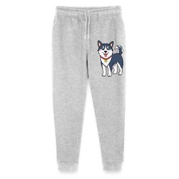Husky (bande dessinée) - Pantalon de jogging bio Mini Mover Stanley/Stella Ado  - gris chiné - Devant