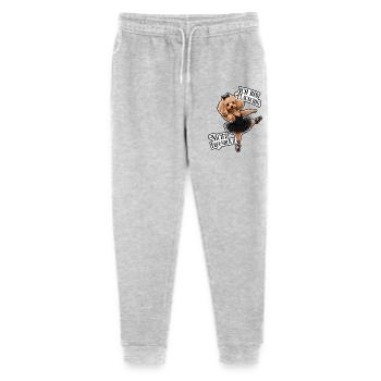 Flauschig, elegant und nicht freundlich - Stanley/Stella Teenager Bio Jogginghose Mini Mover  - Grau meliert - Vorne