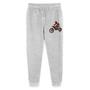 Motocross-Action auf Dirt Bike - Stanley/Stella Teenager Bio Jogginghose Mini Mover  - Grau meliert - Vorne