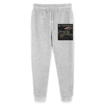 Gas Station Oracle Cat Vintage Motif LowFi Trend - Stanley/Stella Mini Mover Teen Organic Jogging Trousers  - heather grey - Front